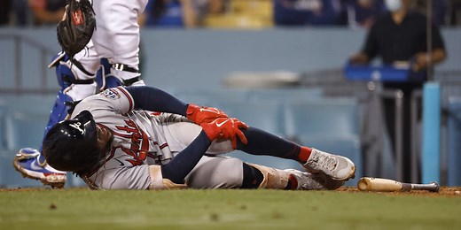 Albies (knee) may only need to miss 1 game