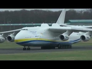 Antonov an-225 Mriya - Amazing Cross Wind landing