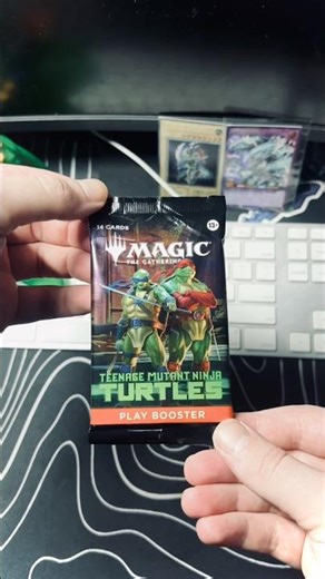 opening a magic the gathering ninja turtles pack! super rad they have the next generation cover art
