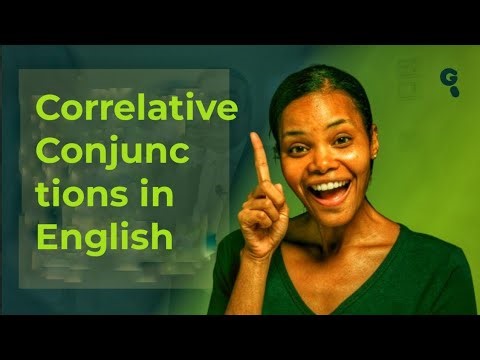 Correlative Conjunctions in English with Examples