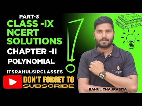 "NCERT Class 9 Maths Chapter 2 Polynomials Exercise 2.3 Solutions"