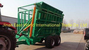 [Hot Item] 5-12 Ton Agricultural Machinery Convenient Sugarcane Harvesting Trailer Truck Side Tipper