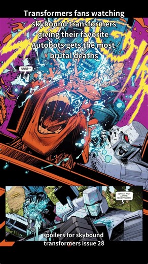 its always the most crazy way #transformers #comics #shorts #trending #viral #brutal #autobots