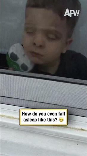 How do you even fall asleep like this? 😂