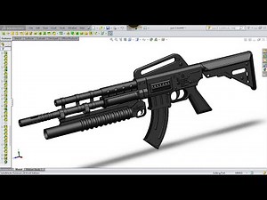 How to Design Rifle Gun in Solidworks | Solidworks Tutorial | A Step-by-Step Tutorial