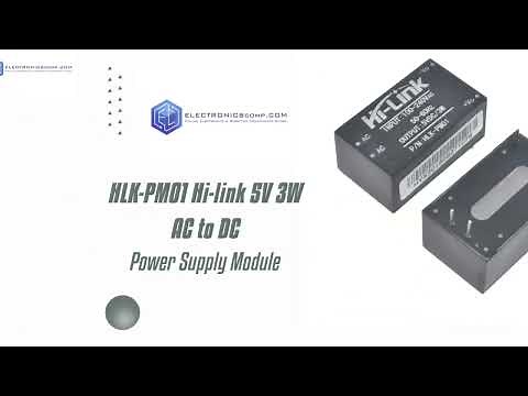 HLK-PM01 Hi-link 5V 3W AC to DC Power Supply Module Introduction and Pinout Details
