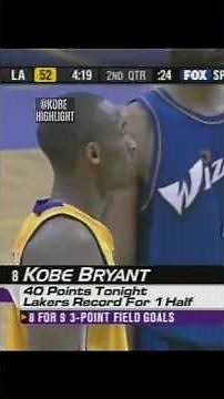 Kobe scored 42 in half in final game vs Jordan 🔥