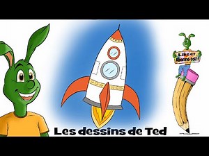 DESSINER UNE FUSÉE EN 3 ÉTAPES SIMPLES