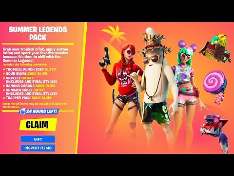 *NEW* SUMMER LEGENDS PACK in FORTNITE!