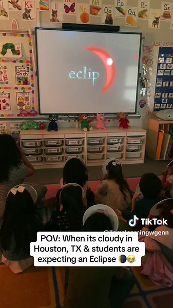 I had to improvise okay😂😂 jk! #solareclipse #eclipse2024 #funnytiktok #fypシ゚viral #relatable #houstontx #preklife #fyp #twilighttiktok #elementaryteacher #eclipse #pov #foryou #humortiktok #maestrosdetiktok #april8th #studentstruggle #teamedward #twilightmovie