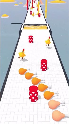 Chicken Leg Piece Run #1 #mcdonalds #games #chicken #funny
