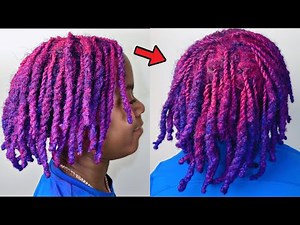 AMAZING!! | DYING MY LITTLE BROTHERS DREADS!!