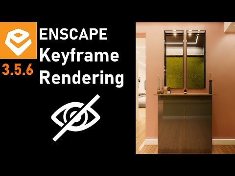 SketchUp + Enscape Keyframe Rendering Tutorial For Beginners