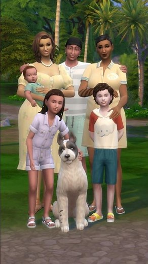 reusing poses to make a new family pose