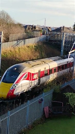 Wireless LNER British Rail Class 801/1,Service To Leeds Passing Forrester Park Bridge.