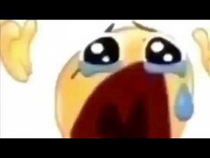 Crying emoji meme made on imovie