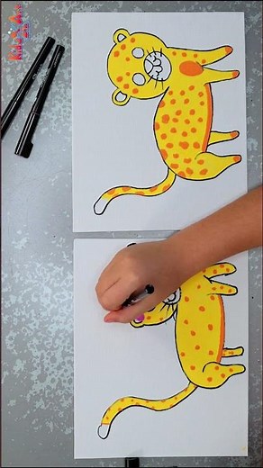 How To Draw A Cute Leopard Fun Easy Simple