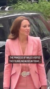 7.6K views · 124 reactions | The Princess of Wales was pretty in pink as she continues her Shaping Us campaign, visiting Foundling Museum in London and joining forces with Professor Green  | HELLO! | Facebook