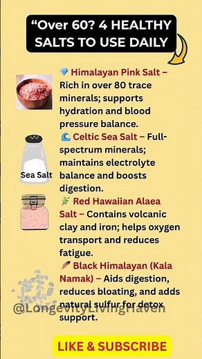 The 4 ESSENTIAL Salts You Need in Your Diet Daily