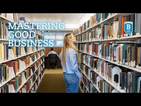 Master Good Business with Bentley's Full Time MBA and STEM MBA