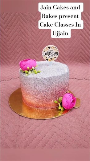 Shimmer Cake 👌#shorts #viral #cake #cakedecorating #easy #cakedesign #trending