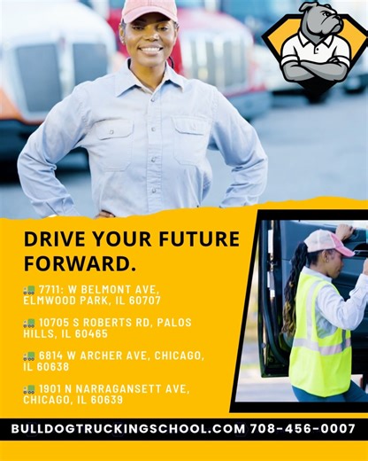 🚛 Ready to hit the road? At Bulldog CDL Driving School, we turn beginners into confident professional truck drivers! Whether you’re starting fresh or upgrading your skills, our expert instructors have got your back. ✅ Hands-on training ✅ Flexible schedules ✅ Job placement support Don’t wait — your trucking career starts NOW! 📲 Enroll today and drive your future forward. 🚛 Take the driver’s seat of your success with Bulldog Trucking School! Earn your CDL license quickly, confidently, and with 