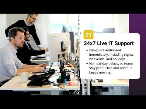 Managed IT Services With 24/7 Support, Built-In Security & Guaranteed Response Times