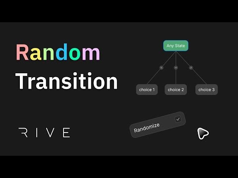 Randomise State Transition in Rive