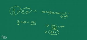 Convert the following ratios into percentage.: (1) 15: 25 (ii) ... | Filo