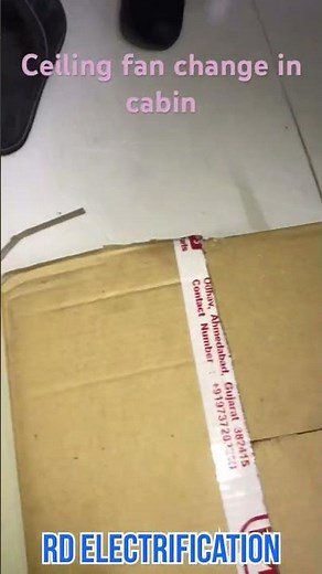 Fan change in lift cabin #elevator #elevatorservice #liftrepair #fans #cabinfan #liftfan