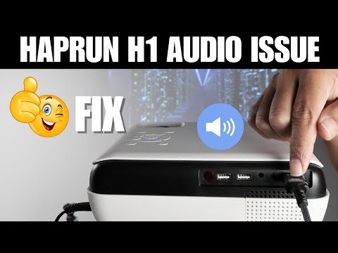 Happrun H1 Projector Audio Not Working - Try This Easy Fix!