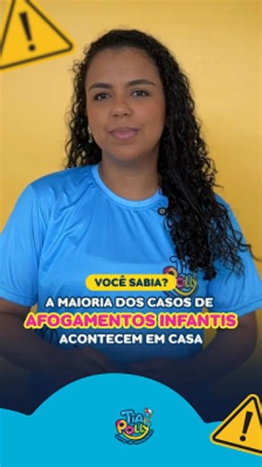 Tia Polly CT |Natação |Hidro |Vôlei |Futebol |Funcional |Judô on Instagram: "Especial Mês da Segurança Aquática 🫧 Alerta aos pais!🚨 A maioria dos casos de afogamento com crianças acontece dentro de casa, em baldes, bacias, copos com água e até no vaso sanitário. Basta alguns segundos de distração para um acidente acontecer. Por isso, todo cuidado conta! A prevenção começa nos pequenos hábitos do dia a dia. E aqui na Tia Polly, nossa missão é ensinar as crianças a terem respeito e amor pela águ