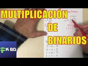 MULTIPLICACIÓN de números BINARIOS - Electrónica Digital - Operaciones Binarias