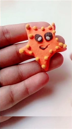 DIY Clay Star Fish Clay Craft Tutorial | Easy Sea Animals Craft #claycraft #claystarfish #seaanimals