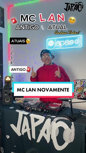 MC LAN NOVAMENTE! ❤️🚨 FUNKS ANTIGOS E NOVOS! CONHEVE TODAS? #funk #dj #mclan