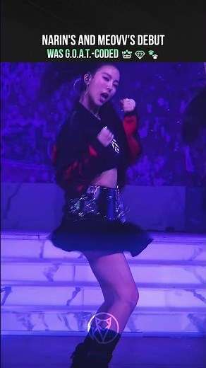 Narin's and MEOVV's debut was G.O.A.T.-coded 👑💎🐾 | MEOVV MEOW overgoddess-modus fancam