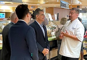 HHS Secretary Xavier Becerra visits UC Davis Medical Center to discuss food as medicine