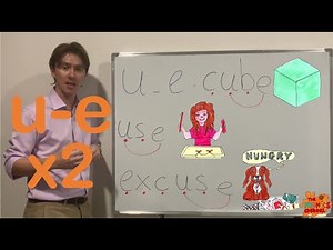 Adult Phonics - Split Digraph U-E - Long /U/ Words - British Pronunciation - Lesson 27
