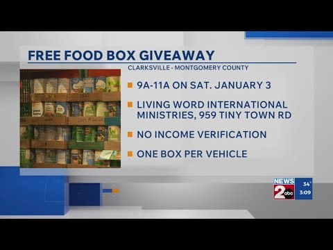 Clarksville church hosting free food box giveaway