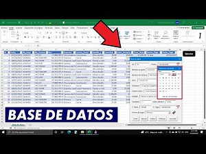 Cómo Crear una BASE DE DATOS desde Cero en Excel con Restricciones y Calendario (1 de 8)