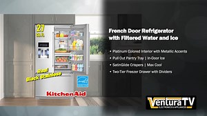 Standard-depth french door refrigerator for only $2999 BIG BOX stores can’t compete with Ventura - the Low Price Leader! ❌ Lowe’s - $3699 ❌ Home Depot - $3329 ❌ Best Buy - $3699.99 ✅ Ventura Price - $2999 (Save $330) To shop from home: Call or Text (559) 436-6388 or Chat with Janie online at: https://www.venturatv.com/en/product/710320-kitchenaid-krff577kps Or visit our safe and sanitized showroom at 3619 E Ventura Ave in Fresno. CA | Ventura TV Electronics & Appliances | Facebook