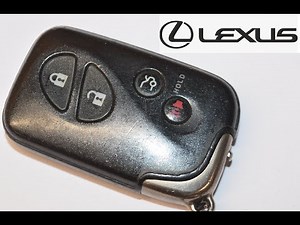 2008 - 2016 Lexus LX570 Key Fob Battery Replacement - EASY DIY