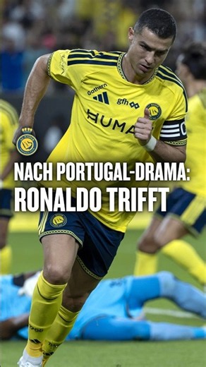 Ronaldo mit Tor im ersten Spiel nach Portugal-Drama #shorts