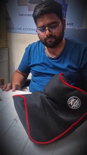 Premium Quality memory foam neck rest & cusion Available #accessories #car #shortvideo #india