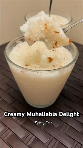 Dessert | Muhallabia dessert | yummy #middleeasternsweets
