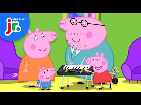 Peppa & George Make Silly Music 🎶 Peppa Pig | Netflix Jr