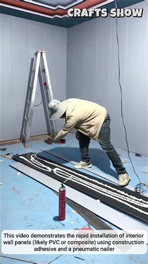 PVC Wall Panel Install 🧱