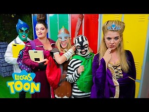 OS NOVOS ALUNOS DA ESCOLA DO LUCCAS NETO SÃO VILÕES