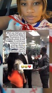 1.3K views · 867 reactions | When you meet your old school or classmate in the presence of their husbands please do well to control your excitement to avoid this kind of scene watch and learn | Ph Mystique | Facebook