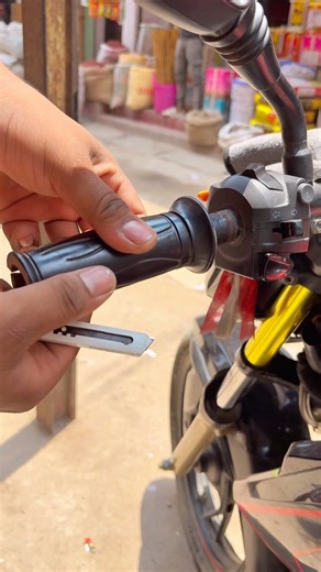 Best RCB grip installation😱universal bike grip cover #shorts